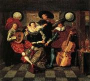 The Merry Company Dirck Hals